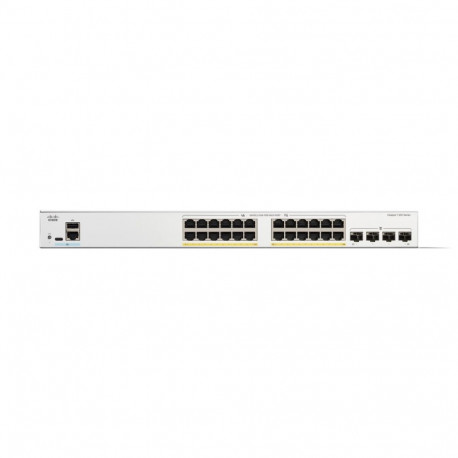 Cisco halduslüliti Catalyst 1300-24P-4G 24 port GE PoE 4x1GE SFP piiratud eluaegne kaitse