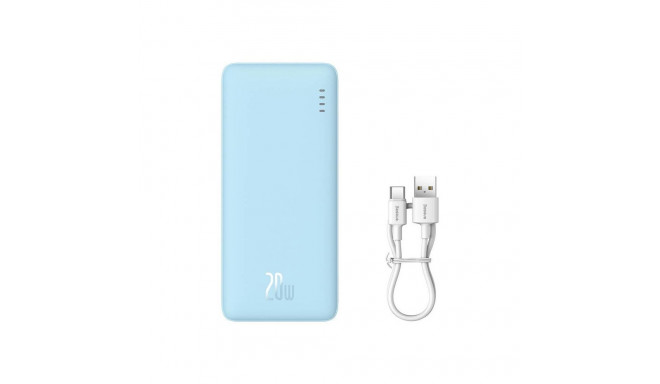 Baseus Airpow liitium-polümeer akupank 10000 mAh 20 W sinine