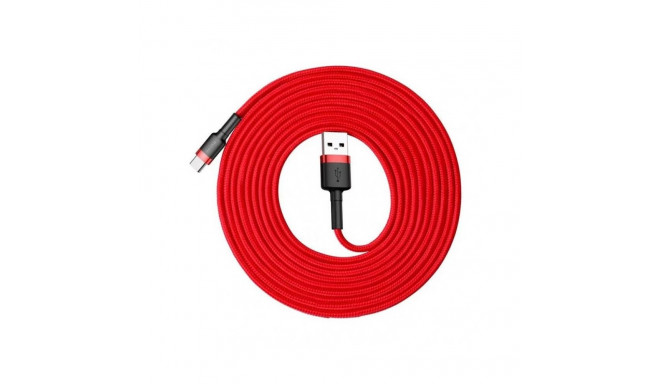 Baseus CATKLF-U09 mobile phone cable Black, Red 3 m USB A USB C