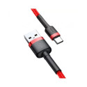 Baseus CATKLF-U09 mobile phone cable Black, Red 3 m USB A USB C