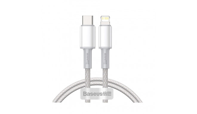Baseus CATLGD-02 lightning cable 1 m White