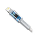 Baseus CATLGD-02 lightning cable 1 m White