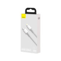 Baseus CATLGD-02 lightning cable 1 m White