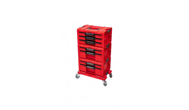 QBRICK SYSTEM PRO sahtlitega töökoja komplekt 3 punane ULTRA HD CUSTOM