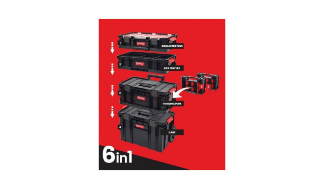 QBRICK SYSTEM TWO 6-ühes komplekt 535 x 390 x 820