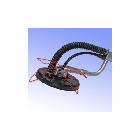 DEDRA DED7748 portable sander Drywall sander 2000 RPM Black, Blue, Grey 710 W