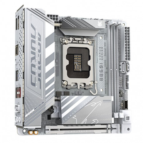 GIGABYTE B860I AORUS PRO ICE emaplaat - Intel Core Ultra Series CPUs, 8+1+2+1 faasi VRM, kuni 9200MH