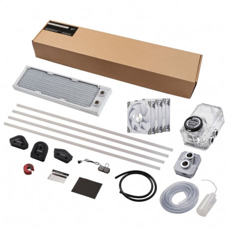 Phanteks Glacier EZ-Fit 360 D30-KIT, veejahutuse komplekt - valge