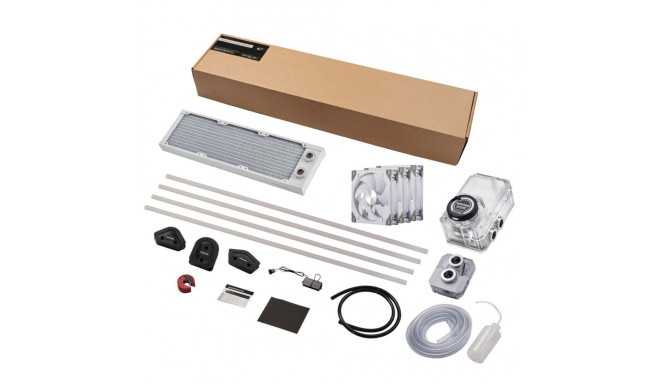 Phanteks Glacier EZ-Fit 360 D30-KIT, veejahutuse komplekt - valge