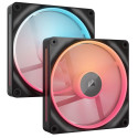 Corsair iCUE LINK LX140-R RGB arvutikorpuse ventilaator 14 cm must 2 tk