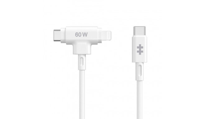 HYPER HyperJuice USB kaabel USB 2.0 1,5 m USB C USB C/Lightning valge