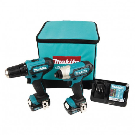 Makita CLX224A akukomplekt 12V MAX; 2 x 2.0 Ah