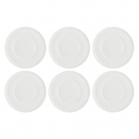 Bosco 6-osaline valge salatitaldrikute komplekt, 21.5 cm