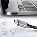 Axagon HMC-6GL sülearvuti dokk/portide replikator USB 3.2 Gen 1 (3.1 Gen 1) Type-C must, hall
