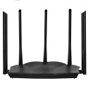 Tenda TX12 PRO juhtmevaba ruuter Fast Ethernet kahe sagedusalaga (2,4 GHz / 5 GHz) must