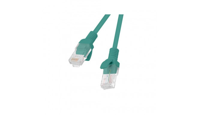 PATCHCORD KAT.5E UTP 2m roheline FLUKE PASSED LANBERG 10-pack
