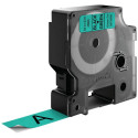 DYMO D1 Standard - must rohelisel - 19mm