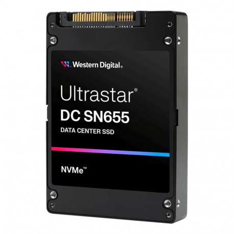 Western Digital Ultrastar DC SN655 15.3 TB U.3 PCI Express 4.0 NVMe TLC 3D NAND SE (0TS2460)