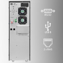 Qoltec 52283 katkestusteta toiteallikas UPS | 6kVA | 6000W | võimsustegur 1.0 | LCD | EPO | USB | on
