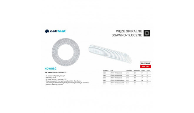 C.SUCTION-DISCHARGE voolik pumpadele 32mm x 16m värvitu ENERGO-FLEX aluse jaoks