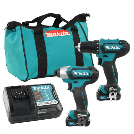Makita CLX224X elektritööriistade komplekt akuga