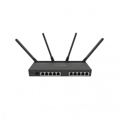 Mikrotik RB4011iGS+5HacQ2HnD-IN wireless router Gigabit Ethernet Dual-band (2.4 GHz / 5 GHz) Black