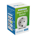 GreenBlue WiFi kaugjuhitav pistik, Android/iOS/Alexa/Google Home, energiatarve, taimer, max 3680W, t