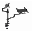 Gembird MA-DA-04 monitori kinnitus / alus 81,3 cm (32") lauamust