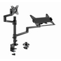 Gembird MA-DA-04 monitori kinnitus / alus 81,3 cm (32") lauamust