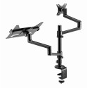 Gembird MA-DA-04 monitori kinnitus / alus 81,3 cm (32") lauamust