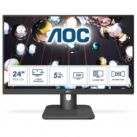 AOC arvutimonitor E1 24E1Q 60.5cm (23.8") 1920x1080 pixels Full HD LED, must