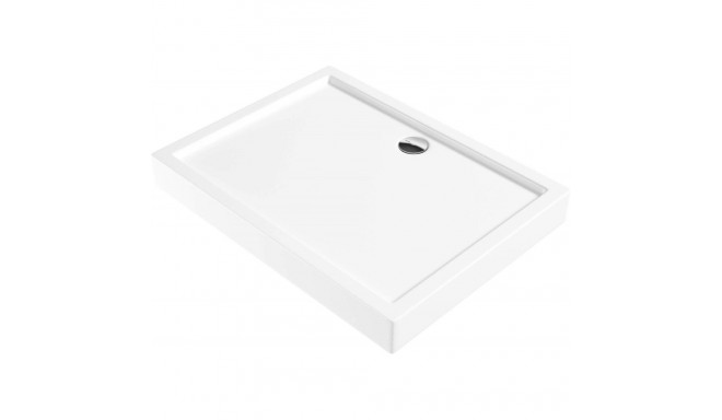 ristkülikukujuline akrüülist dušialus 100x80 cm