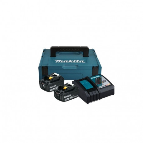 Toitekomplekt 18V MAKPAC 2*3.0AH BL1830B+DC18RC