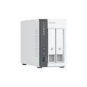 QNAP TS-216G NAS/salvestusserver torn Cortex-A Cortex-A55 4 GB HDD valge