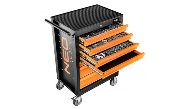 Workshop cabinet, 7 drawers + 129 tools