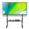 Techly põrandastatiiv riiuliga 45-90" LCD/LED/plasma telerile