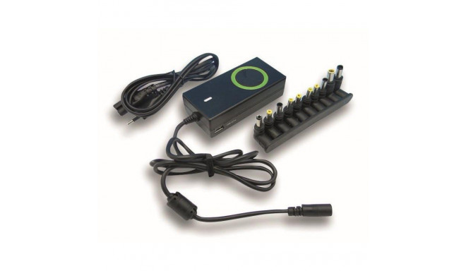 Techly Universal Notebook AC Power and LCD 70W with USB port