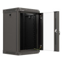 Lanberg WF11-3309-10B rack cabinet 9U Wall mounted rack Black