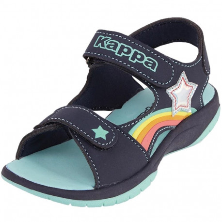 Kappa Pelangi G Sandals Navy Blue & Mint 261042K 6737 31