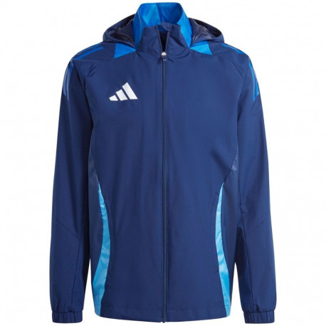Adidas meeste jope Tiro 24 IR9520 S võistluslik kõikide ilmade jaoks, sinine