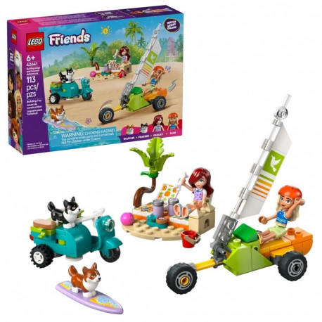 LEGO FRIENDS 42641 surfavad koerad ja tõukeratta seiklus