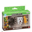 Minecraft 3D kustutuskummid - 3 tk, versioon A