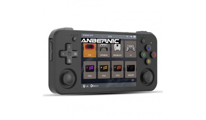 Retro mängukonsool ANBERNIC RG35XX H Must kaasaskantav