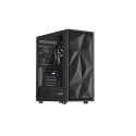 GENESIS DIAXID 605F MIDI TOWER Korpus USB-C Aknaga Must
