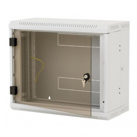 Triton 19" Rack Wall-mount 4U/295 glass door Wall mounted rack Grey