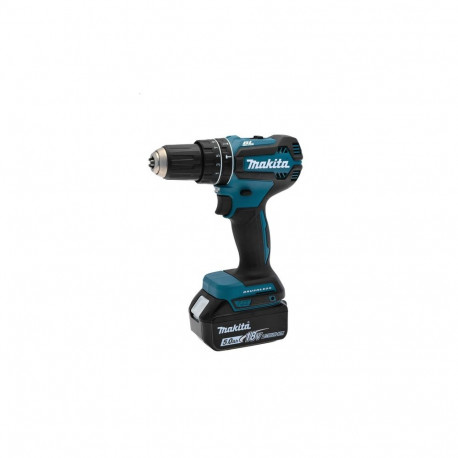 Makita DHP485RTJ drill 28500 RPM Keyless 1.5 kg Black, Blue