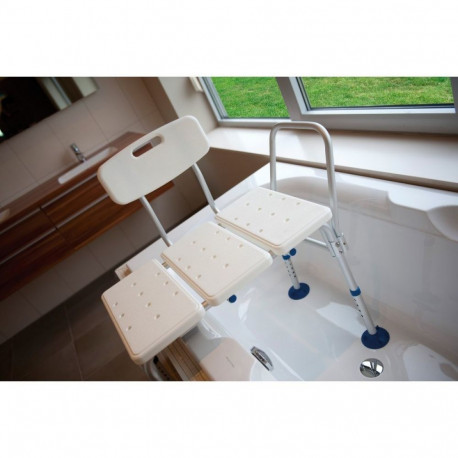 Vermeiren Kate valge ratastooli pink seljatoega