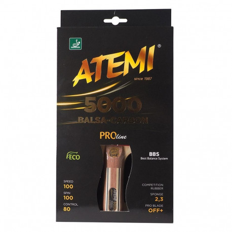 New Atemi 5000 Pro nõgus lauatennise reket