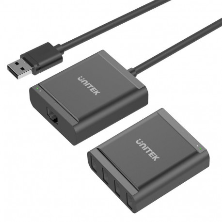 UNITEK USB-jaotur Y-2516 USB 2.0 480Mbit/s, must