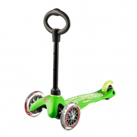 Micro three-wheeled scooter/rider Mini 3in1 Deluxe Green